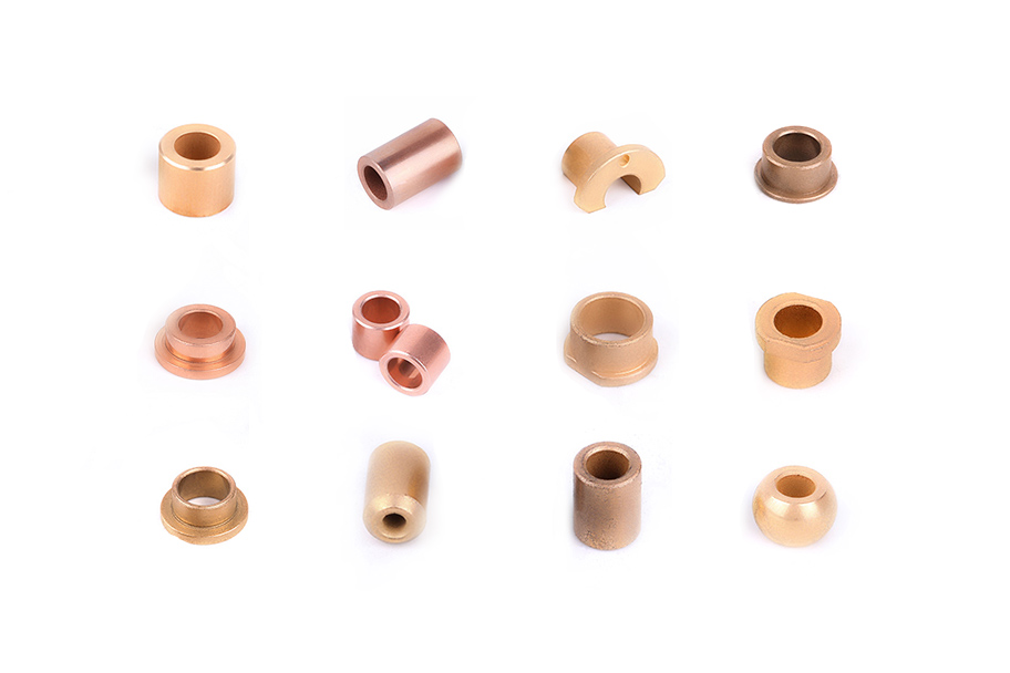 Powder metallurgy of oil bearing bushings